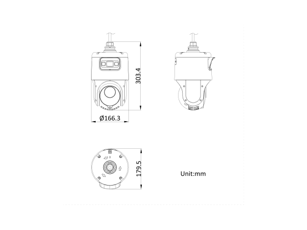 海康威视 DS-2DC4C144DZ-DE4寸400万白光全彩全景枪球